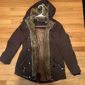 Fur parka
